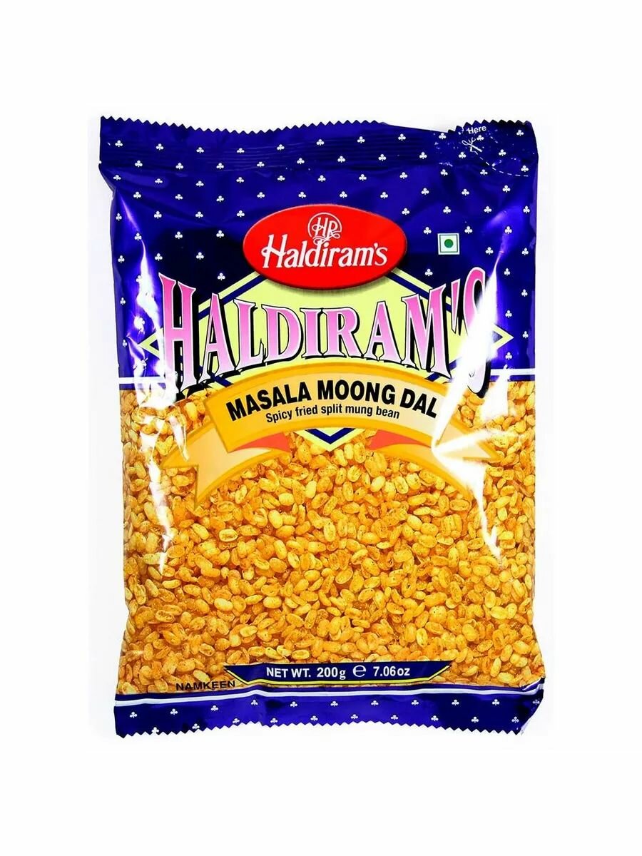Масала мунг ДАЛ (MASALA MOONG DAL) Жареный пряный колотый маш (Мунг дал). 200 г