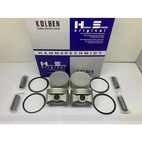 Поршни с кольцами MITSUDISHI 1.5 4A91 Lancer +0.5 ремонтные / Под расточку HAMMERSCHMIDT Premium