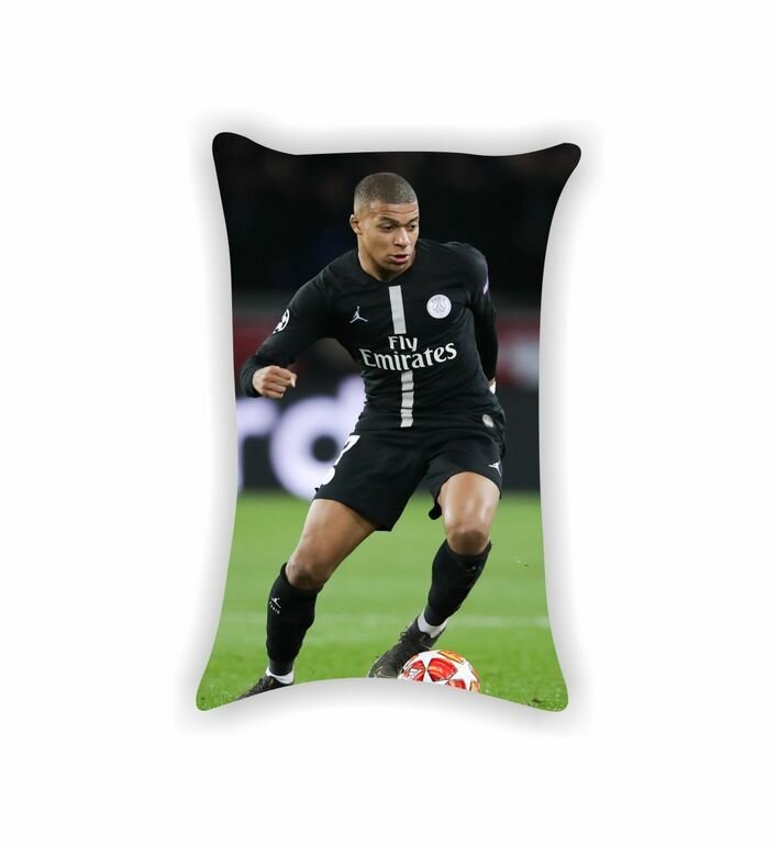 Подушка GOODbrelok Kylian Mbappe Lottin, Килиан Мбаппе Лоттен №1