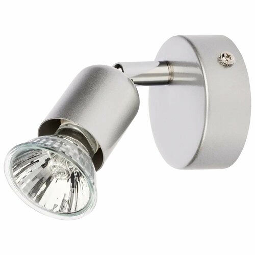 Спот поворотный Basic 1 лампа 25 м цвет серебристый 903₽