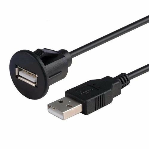 USB разъем в штатную заглушку круглую