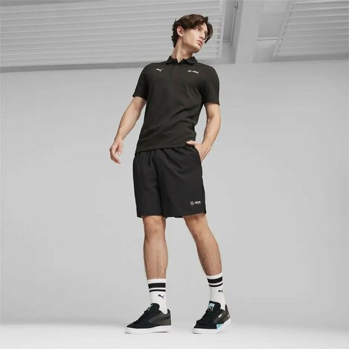 Шорты спортивные PUMA, размер L, черный шорты puma active sports shorts размер 164 синий