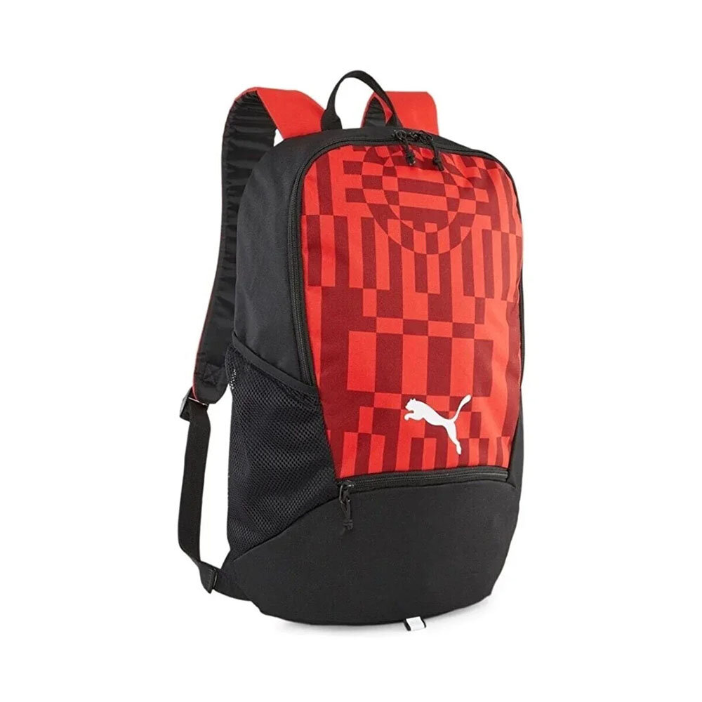 Рюкзак спортивный PUMA IndividualRISE Backpack, 46x32x11 см, 17л, красный-черный