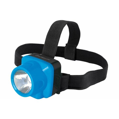 Аккумуляторный налобный фонарь Ultraflash LED5375 220В голубой 1 Ватт LED 2 режима пластик бокс 14252 990₽