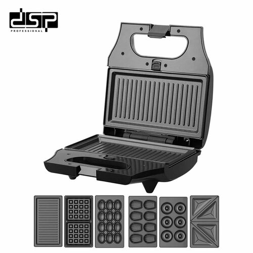 Электрический мультемейкер-вафельница 6В1 DSP 560000₽