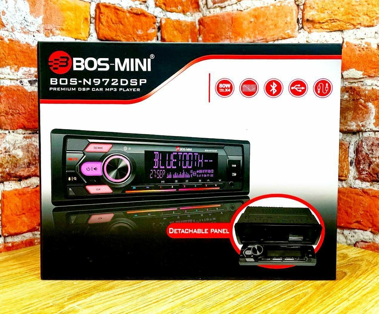 Автомобильная магнитола Bos-mini 972 с bluetooth