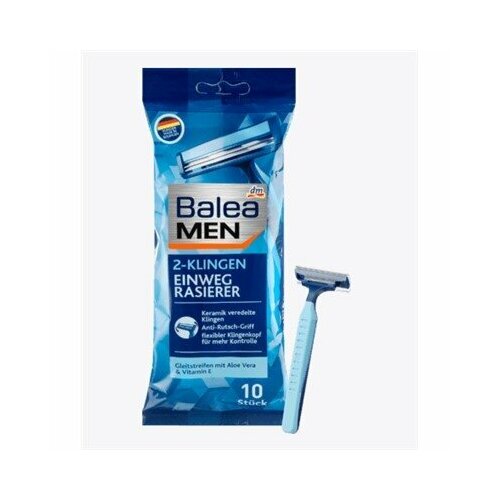 Balea men Балеа 2-х лезвейная Одноразовая бритва 10шт 628₽