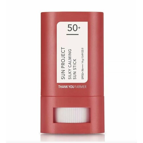 THANK YOU FARMER Стик для лица солнцезащитный успокаивающий SPF 50 Silky Calming Sun Stick 14 мл 1899₽