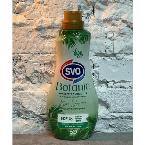 Гель для стирки белья + кондиционер SVO Botanic Rainy April 1.44л, 60 стирок, Дождливыи апрель