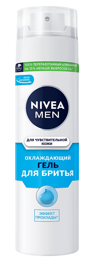 Nivea Men Гель для бритья для чувствительной кожи Охлаждающий 200 мл 1 шт