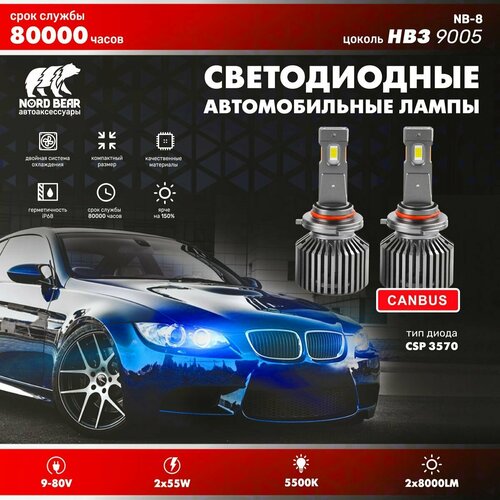 Лампы головного света NB-8 HB3 110W