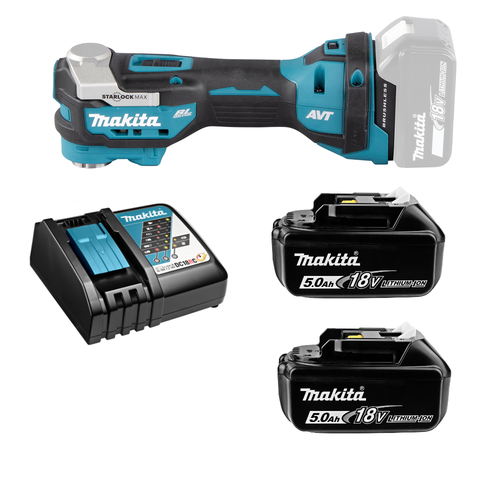 Мультитул для ремонтных и строительных работ Makita DTM52RT2 (18V, 2x5.0Ah, Li-Ion)