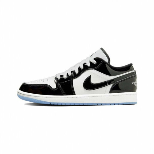 Кроссовки NIKE jordan 1 low se concord, размер 43EU, голубой, белый