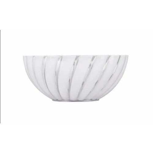 Салатник пластм. Грация 1,5л круглый (белый)