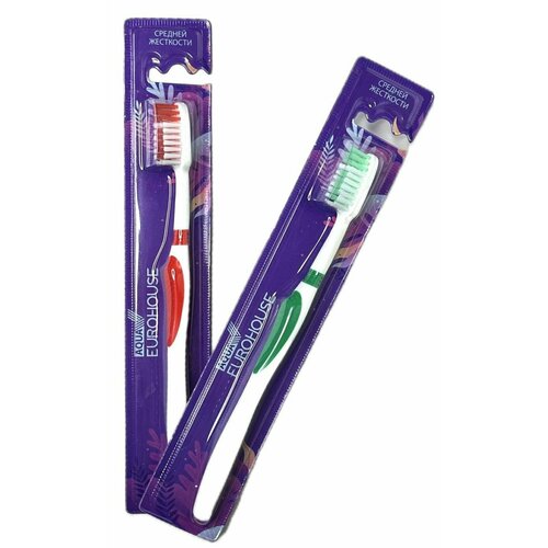 Щетка зубная EUROHOUSE medium 449₽