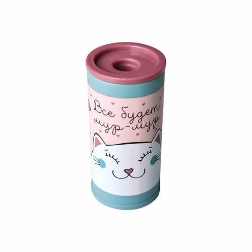 Be Smart Точилка Mur-Mur кот с одним отверстием съемный контейнер BSSH001-02 363₽