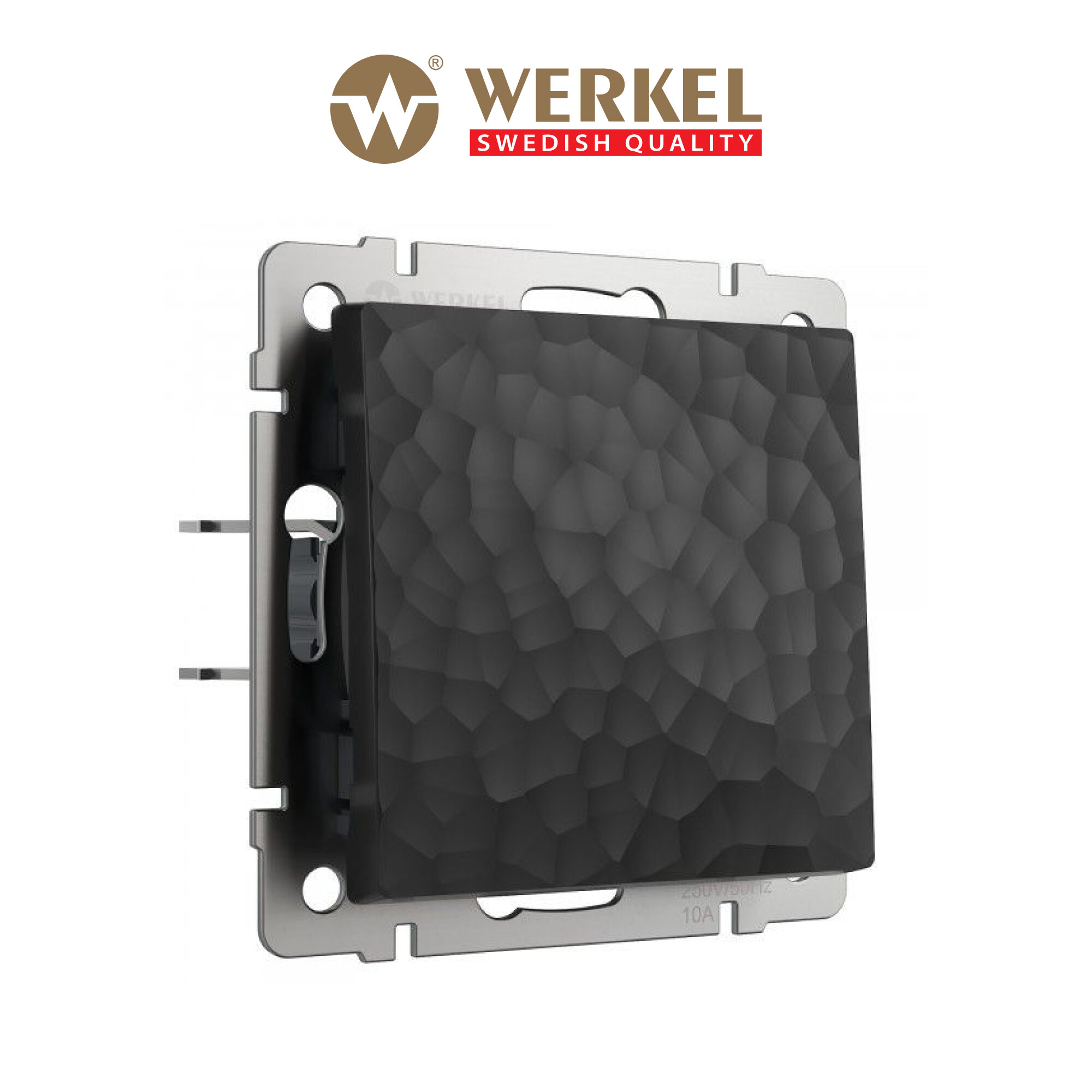 Werkel Hammer W1210008 Чёрный Выключатель 1-клавишный