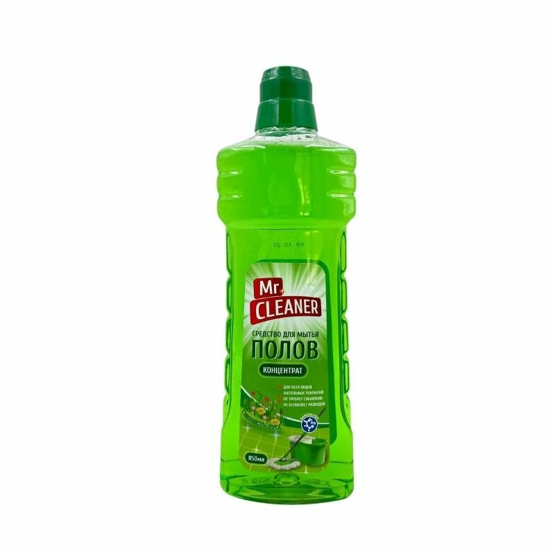 Mr. Cleaner/ Средство для мытья полов Свежесть луга, 850 мл