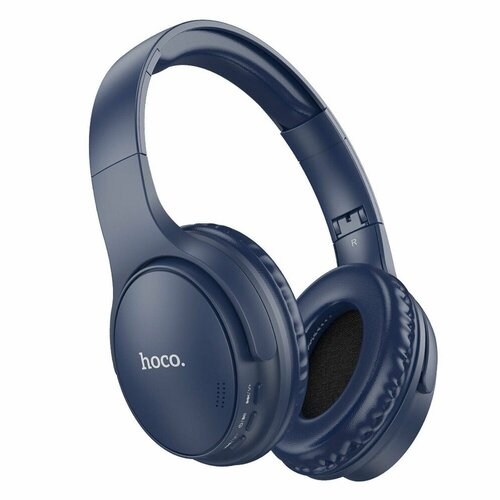 Bluetooth-наушники полноразмерные Hoco W40 синие 1 шт 1619₽