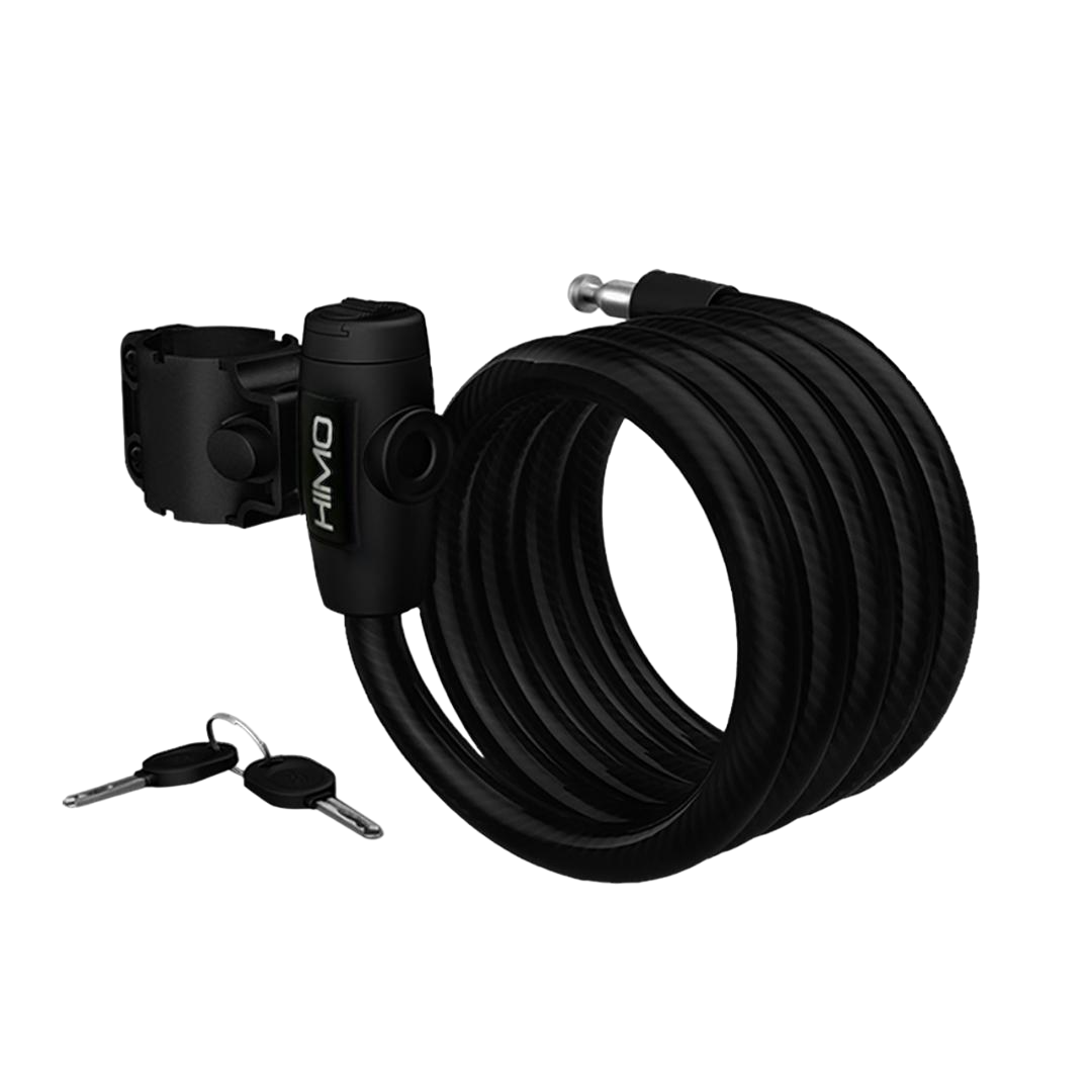 Замок для велосипеда HIMO L150 Portable Folding Cable Lock, черный