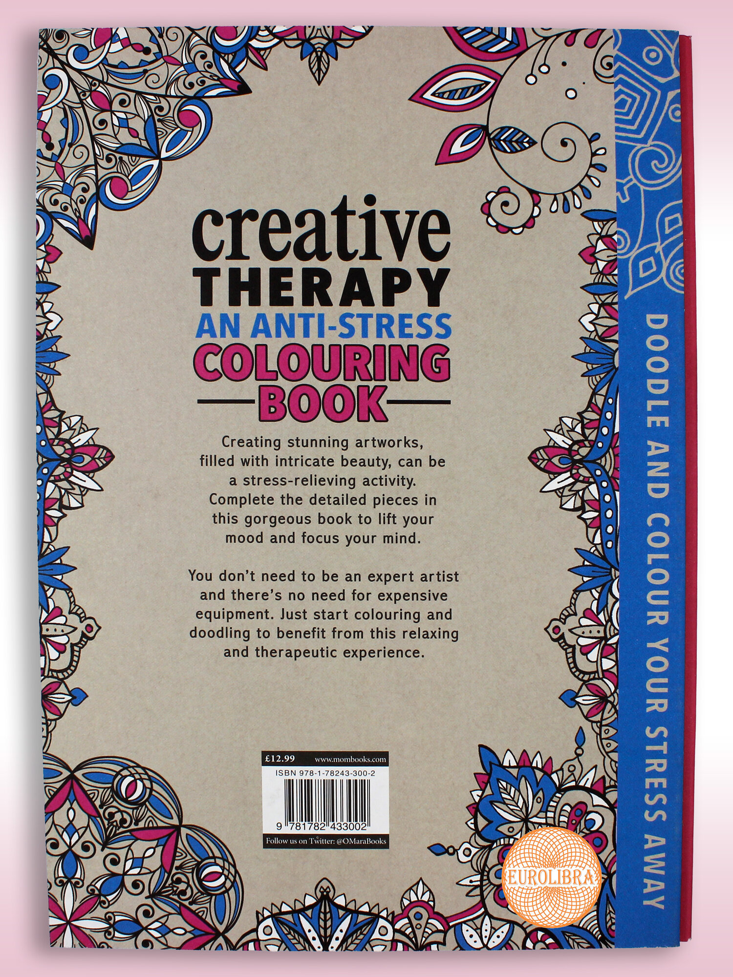 Книга Creative Therapy Colouring Book - фото №7