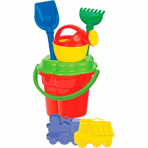 Детский песочный набор 279 ведроситечколопаткаграбли полесье 2059₽