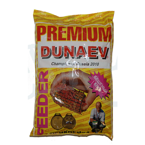 прикормка dunaev premium универсал конопля 1кг Прикормка DUNAEV-PREMIUM 1 кг Фидер (озеро)