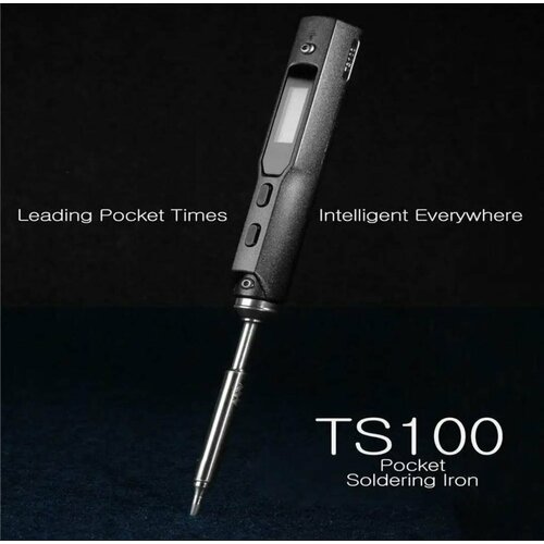 Электрический мини-паяльник TS100 с жалом ВС2 паяльная станция мощностью 65 Вт с цифровым дисплеем 4990₽