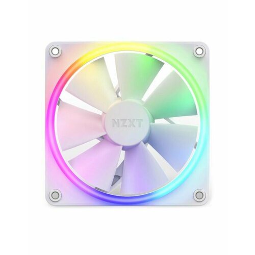 Комплект вентиляторов NZXT F120 RGB Core Triple Pack (RFR12TFW1), белый