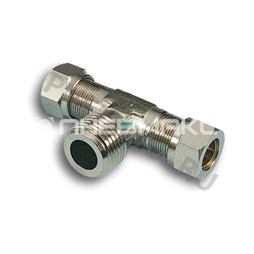 2071014 PNEUMAX - Тройник T-образный с нар резьбой осевой обжимной R14-10 мм 1515₽