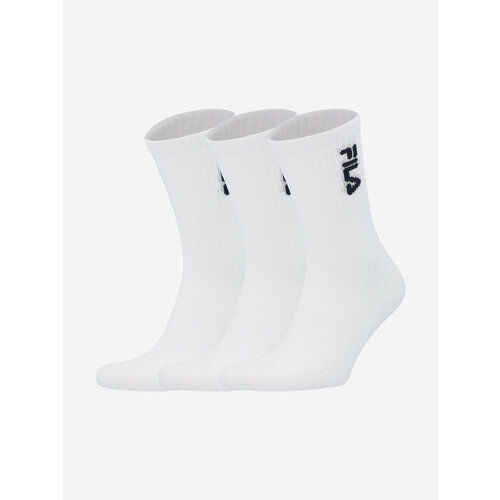 Носки Fila 3 пары, размер 34/36, белый носки fila 2 пары размер 34 36 серый