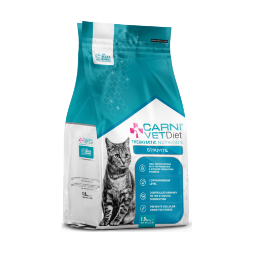 CARNI VD CAT Корм для кошек STRUVITE при МКБ растворение струвитов