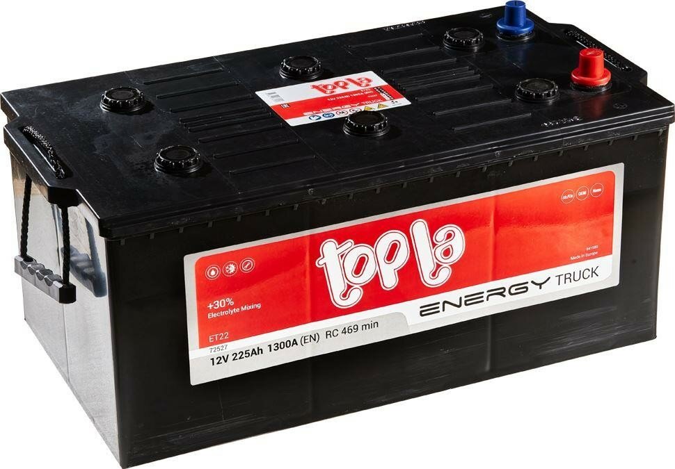 Аккумулятор Topla Energy Truck 225 А/Ч L+ (3) 518X273x214 En1300 А Euro Topla арт. 957912