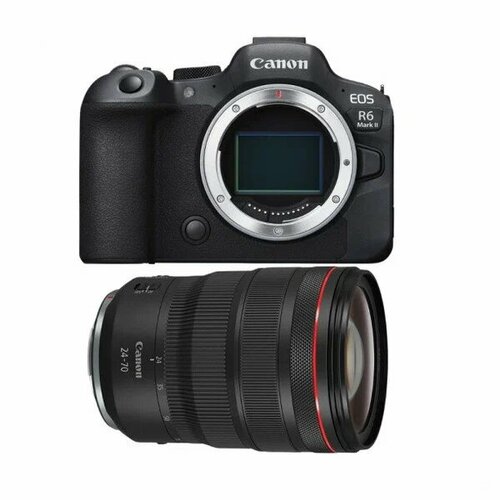 Фотоаппарат Canon EOS R6 MARK II KIT RF 24-70mm f28 L IS USM черный 47299900₽