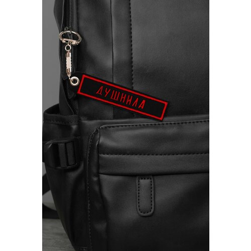 Брелок, красный, черный