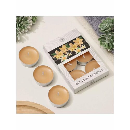 Набор чайных аромасвечей Французская ваниль 6 шт 496₽