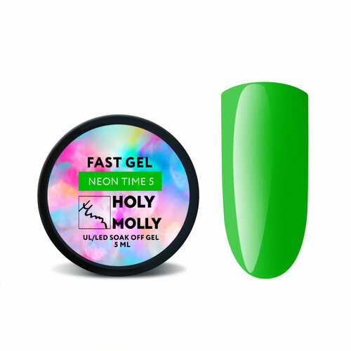 Моделирующий гель Holy Molly Fast Gel Neon Time 05 5 мл 280₽