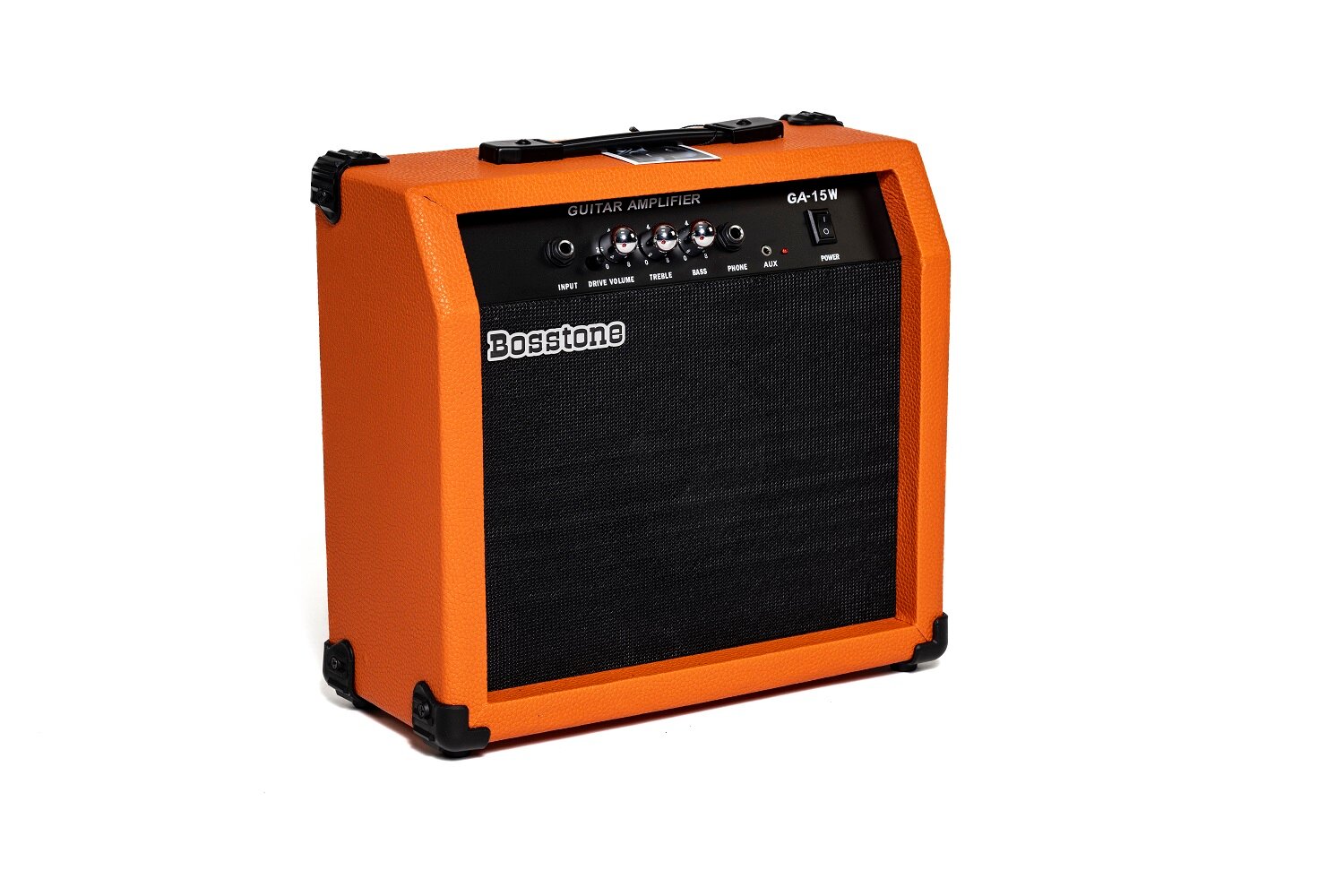 Bosstone GA-15W Orange Гитарный усилитель: Мощность 15 Ватт, Динамик 6.5". Чувствительность: 70 дБ