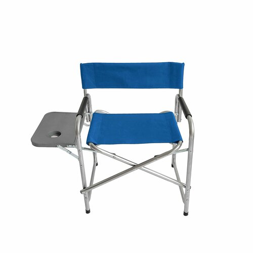 Стул туристический складной до 120 кг с боковым столиком 3553₽