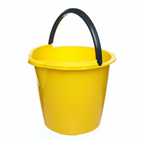 Ведро пищевое 7л чудо мерное со сливом желтый 459₽