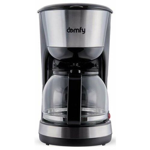 Кофеварка капельная Domfy metal DSM-CM301 1000Вт черныйсеребристый 251000₽