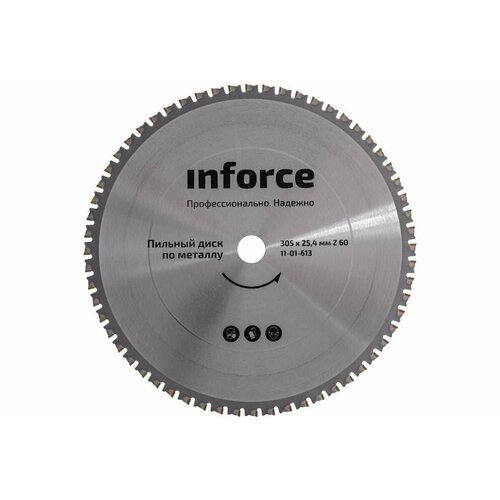 Диск пильный по металлу 305х254 мм 60Z Inforce 11-01-613 14540₽