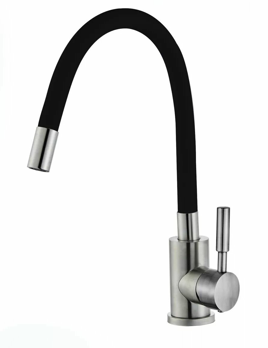 фото Смеситель для кухни однорычажный Feinise с гибким изливом