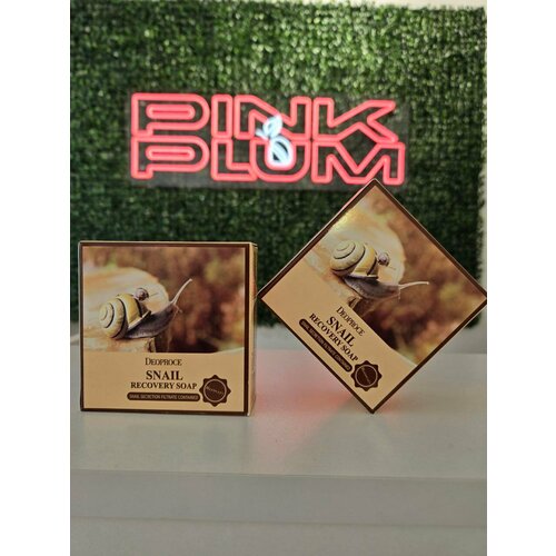 Набор Мыло для лица и тела с фильтратом секреции улитки DEOPROCE Snail Recovery Soap - 2 шт 640₽