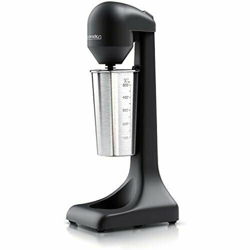 Arendo - Миксер для напитков - Шейкер для протеинов - Миксер для напитков - Электрический миксер - Чашка 500 мл - 22 000 обмин - 2 уровня скорости - Фитнес Протеиновые напитки Смузи Молочные коктейли Коктейли 1437900₽