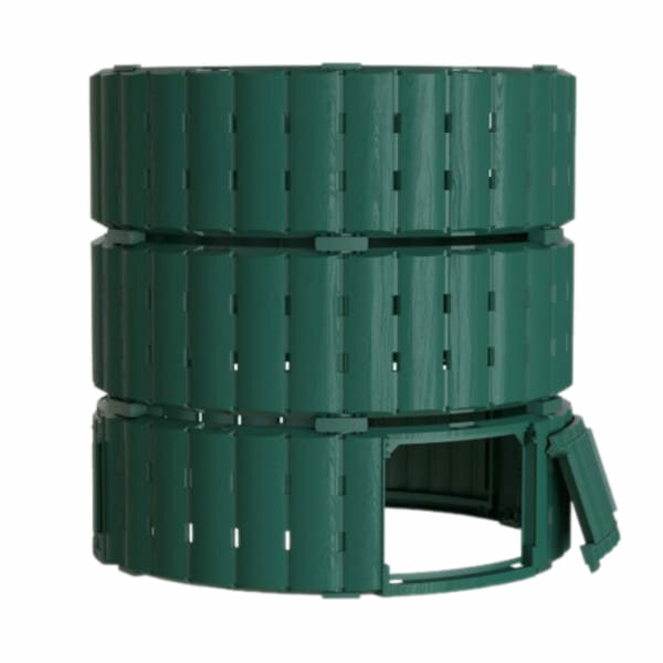 фото Компостер садовый Piteco K21120, 1000 л зеленый, круглый пластиковый