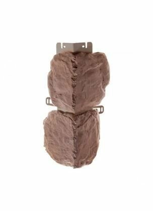 фото Наружный угол Альта Профиль Бутовый Камень, цвет Скифский, 440х180х43мм