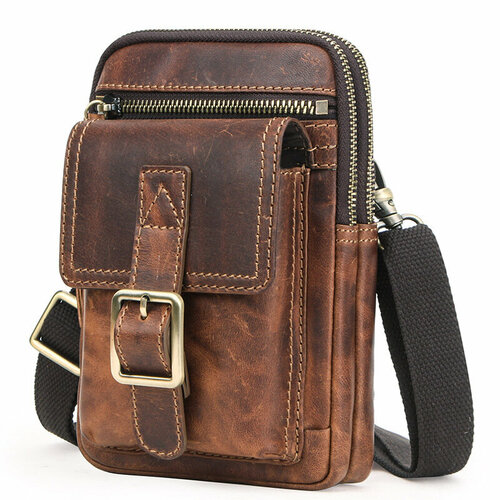 Сумка мессенджер BLACK ANGEL, коричневый