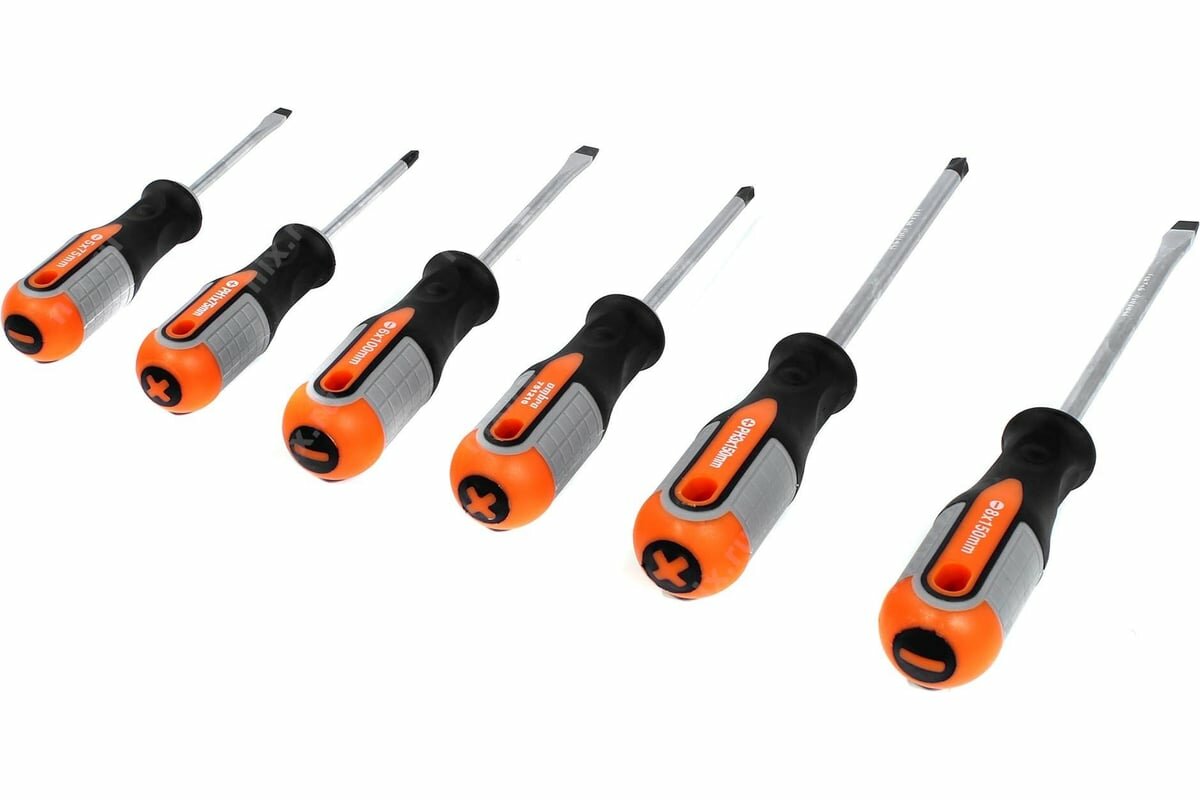 Набор отверток 6шт. Ombra ROUND GRIP — фото 1