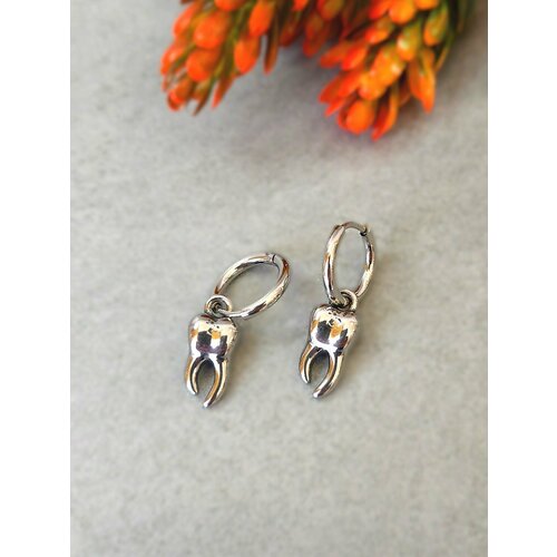 Серьги-трансформеры, серебряный